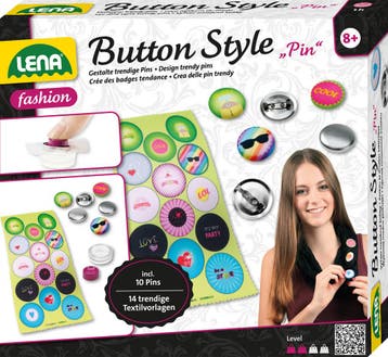 Lena knutselset Button Style Pin -  van €10,99 voor €5,49, Ophalen of Verzenden, Nieuw