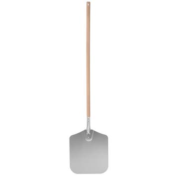 Pizzaschep | Oppervlak 305x305mm | Hout/Aluminium (Dicht) |, Verzenden, Nieuw in verpakking