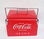 Coca Cola - Ijsemmer - Staal - Flessenrek, Antiek en Kunst