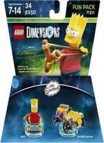 Simpsons Bart - LEGO Dimensions Fun Pack 71211 Boxed - iDEAL, Ophalen of Verzenden, Zo goed als nieuw