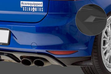 Achterskirt voor VW Golf 7 R / R-Line HA255-S, Auto-onderdelen, Verzenden, Nieuw
