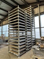 Stapelrek 1560x1190x310 mm inclusief voet, staal, gebruikt -, Ophalen of Verzenden, Gebruikt
