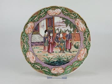 Schotel - Porselein - Kwalitatief mysterieuze bord