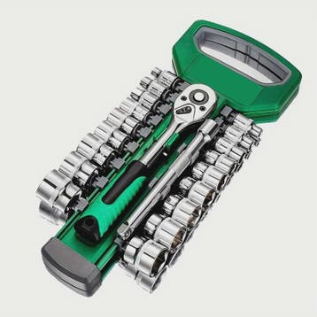 21-delige Ratel Sleutel Dop Set 3/8" - Gereedschap voor Auto, Verzenden, Nieuw