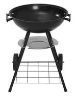 Zwarte Houtskool BBQ Grill Met Wielen voor Tuin en Camping, Tuin en Terras, Verzenden, Nieuw