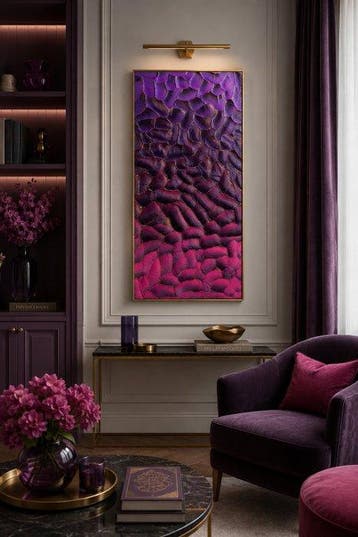 Tetiana Zaitseva - Painting 3D sculpture XL Rocks no 220