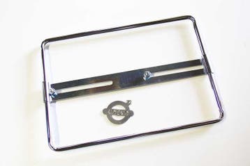 Chromen kentekenplaatrand – Vierkant (27,5 x 19,5 cm), Ophalen of Verzenden, Nieuw