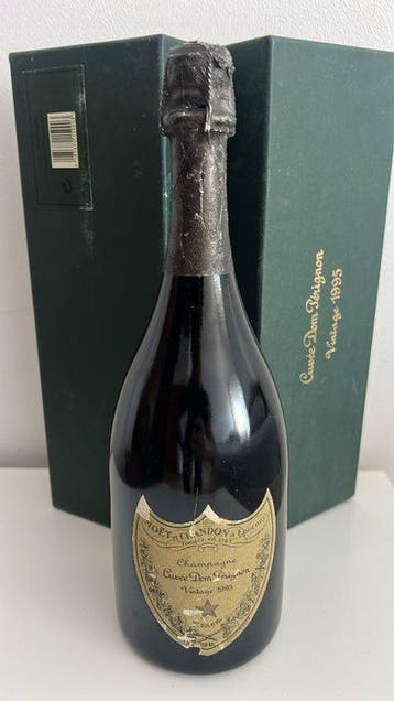 1995 Dom Pérignon, Vintage - Champagne Brut - 1 Fles (0,75, Verzamelen, Wijnen, Nieuw