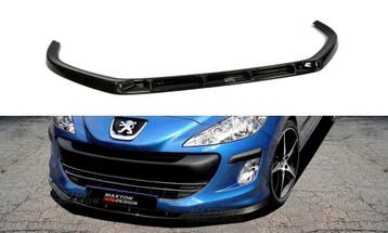 Voorspoiler Peugeot 308 07-11 Glans Zwart, Ophalen of Verzenden, Nieuw