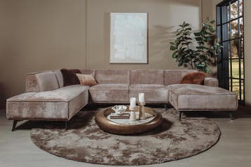 !Ruim Aanbod Landelijke Industriele Banken Gratis Bezorging!, Ophalen of Verzenden, Nieuw, Leer, Landelijke Industrieel Hotel Chique Romantisch Modern
