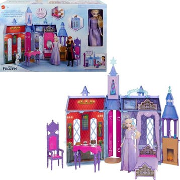 Disney Poppenhuis Elsa - 61cm | Tweedekansje | OP=OP, Ophalen of Verzenden, Zo goed als nieuw, Poppenhuis