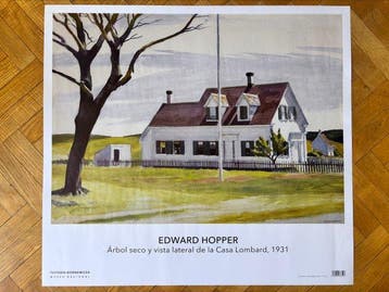 Edward Hopper - Árbol seco y vista lateral de la Casa