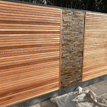 rhombus–planken–schutting–Western Red Cedar-18x68mm-18x92m, Ophalen, 6 meter of meer, Nieuw, 2 meter of meer