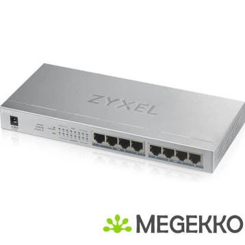 ZyXEL GS1008HP Unmanaged Gigabit Ethernet (10/100/1000), Verzenden, Nieuw