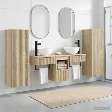 vidaXL Badkamermeubelset 5 st Sonoma Eiken 33 x 34,5 x 100, Verzenden, Nieuw