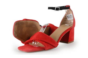 Manfield Sandalen in maat 36 Rood, Verzenden, Sandalen of Muiltjes, Zo goed als nieuw, Manfield