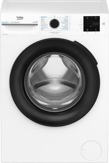 Beko BM3WFT3-941W - Wasmachine - 9 kg - 1400 tpm -, Ophalen of Verzenden, Nieuw, Voorlader, 85 tot 90 cm