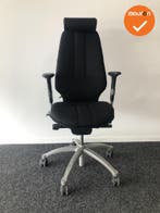 RH Logic 400 - Nieuwe zwarte stoffering  - Met hoofdsteun -, Werkplek, Ophalen of Verzenden, Gebruikt, Stoel