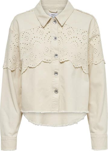 ONLY - Maat S - ONLELENA LIFE CROCHET JACKET OTW Dames Jas, Verzenden, Nieuw