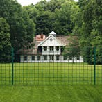 vidaXL Euro hek 20x1,5 m staal groen, Verzenden, Nieuw, IJzer, 1 tot 2 meter