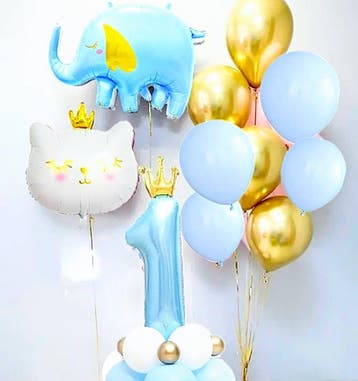 40-delige set Sweet Bear met bordjes, bekertjes en servetten, Verzenden, Nieuw, Versiering, Verjaardag