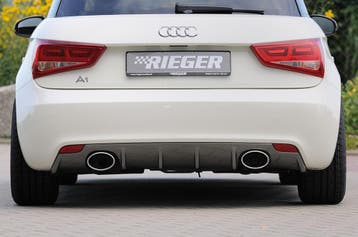 Rieger diffuser | geschikt voor Audi A1 8X | ABS Carbon-look, Auto-onderdelen, Carrosserie en Plaatwerk, Verzenden, Nieuw, Audi
