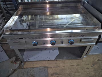 **VEILING** Grill pizzeria restaurant horeca-apparatuur, Gebruikt, Fornuis, Frituur en Grillen
