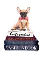 Glasschilderij Fashion met Hond van Ter Halle, Huis en Inrichting, Ophalen of Verzenden, Nieuw