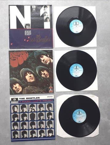 Beatles - The Beatles: 3 French Reissues from the 70 ties in, Nieuw in verpakking