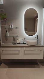 Showmodel badmeubel 140cm mat wit met waskom compleet - 0028, Ophalen, Nieuw, Wasbak of Wastafel