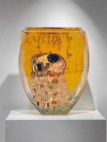 Goebel Artis Orbis - Vaas - Gustav Klimt - De Kus -