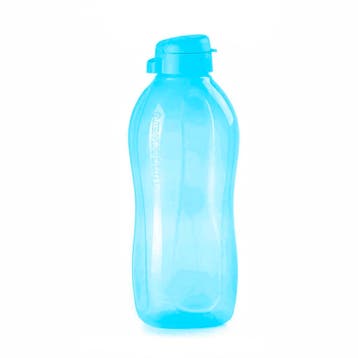 Tupperware Ecofles Drinkfles flesje fles Plus 2 l Blauw, Ophalen of Verzenden, Nieuw, Blauw