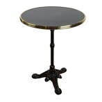 Nieuwe Terrastafel Parijs (60cm) - Zwart Vintage/Café, Ophalen, Nieuw