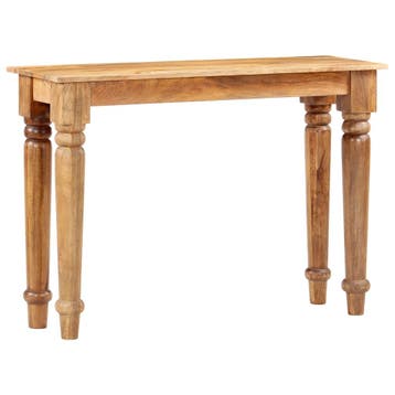 vidaXL Consoletafel 110x35x77 cm Massief mangohout, Verzenden, Nieuw
