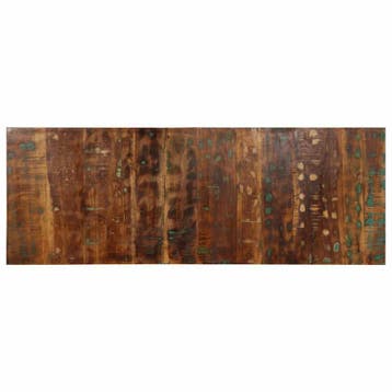 vidaXL Hoofdbord 140 cm massief gerecycled hout meerkleurig, Verzenden, Nieuw, Hout
