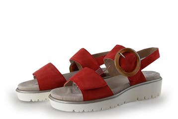 Ara Sandalen in maat 37 Rood, Kleding | Dames, Schoenen, Verzenden, Sandalen of Muiltjes, Zo goed als nieuw, Ara