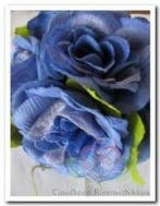 Bloemenbal Pomander RoseBall 3 Blauw, Ophalen of Verzenden, Nieuw