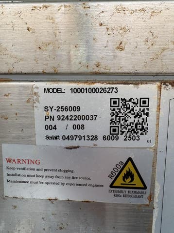 G-Line RVS Koelwerkbank, Ophalen of Verzenden, Gebruikt