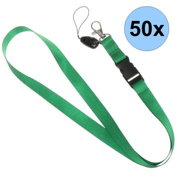 Fako Bijoux - Keycord - Lanyard - Sleutelkoord - Badgehouder, Verzamelen, Verzenden, Nieuw