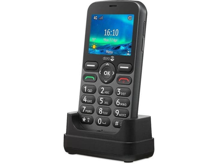 Doro 5860 - Seniorentelefoon - HAC ondersteuning - Grafiet, Telecommunicatie, Mobiele telefoons | Toebehoren en Onderdelen, Nieuw
