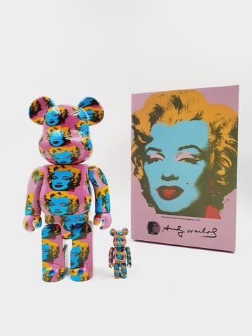 Andy Warhol (after) x Medicom Toy Be@rbrick - Marilyn 25