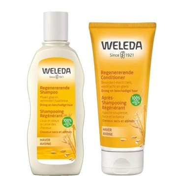 Weleda Haver Regenererend Duo Set - 200+190ml, Ophalen of Verzenden, Nieuw, Overige typen