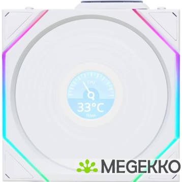 Lian Li UNI FAN TL Wireless LCD 140mm White, Computers en Software, Verzenden, Nieuw