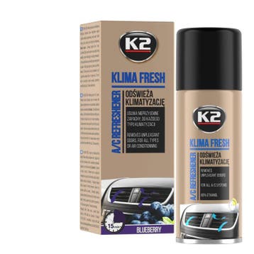 K2 Klima Fresh Blueberry 150ml - Airco Reiniger - Interieur, Ophalen of Verzenden, Nieuw