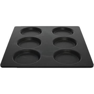 AMT Gastroguss Gastronorm bakplaat – 6 vormen – 3 mm gie, Ophalen of Verzenden, Nieuw, Overige materialen, Overige typen
