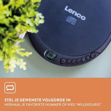 Discman - CD Speler - MP3 Speler - Anti Shock - Zwart - CD-0, Verzenden, Zo goed als nieuw