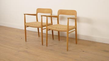 2 x Niels Otto Moller eetkamerstoelen | Model 56 | Eiken |, Ophalen of Verzenden, Nieuw