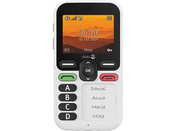 Doro Leva X10 4g Seniorphone Met Sos Button + GPs17 Mb Wit, Verzenden, Geen camera, Nieuw, Klassiek of Candybar