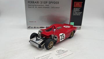 CMC 1:18 - Modelauto - Ferrari 312P Spyder Sebring, Nieuw