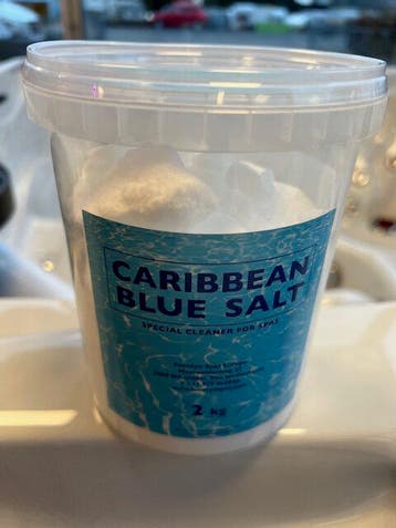 Caribbean Blue salt - zout voor de spas, Verzenden, Nieuw